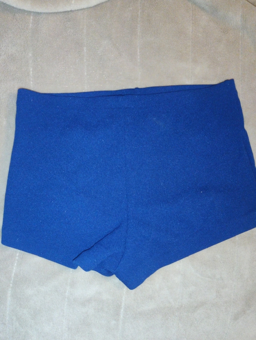 Royal Blue High-Waist Swim/Active Shorts